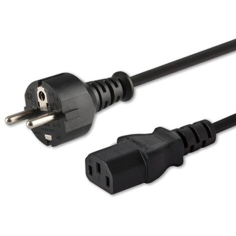 Schuko (M) - Câble d'alimentation IEC C13 de 1,8 m CL-138