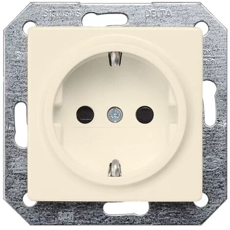 SCHUKO-Steckdose mit Krallen elektroweiß/ Schutzart IP20 m. Berührungs-/Kinderschutz/1 Stk.