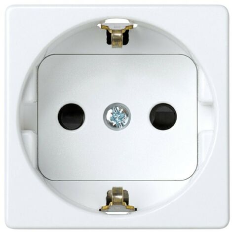 Schuko-Steckersockel mit Sicherheitsschraubanschluss SIMON 27472-65