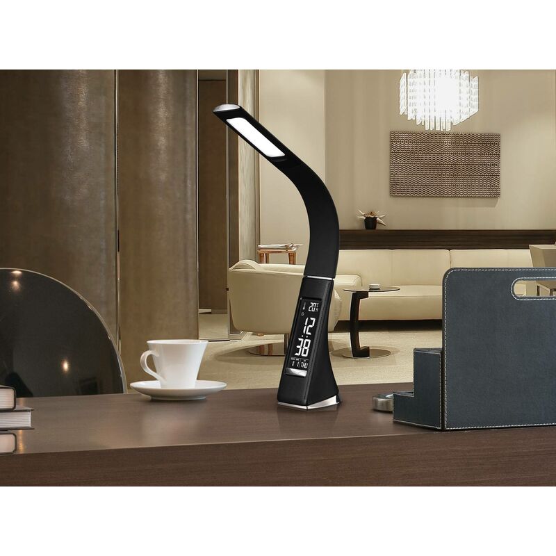 Image of Schuller Lighting - Schuller Alive - Lampada da tavolo a led integrata Nera
