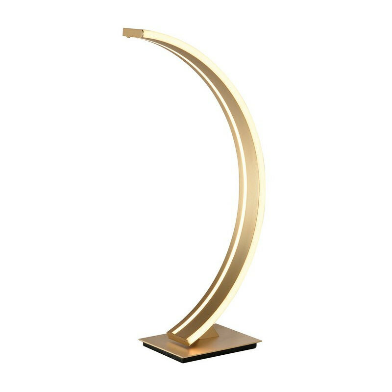 Image of Schuller Lighting - Schuller Arcus - Lampada da tavolo a led integrata, oro spazzolato