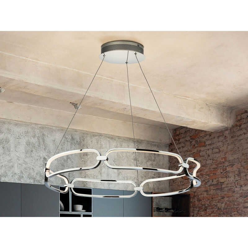Image of Schuller Lighting - Schuller Colette - Lampada a sospensione a led integrata, cromata