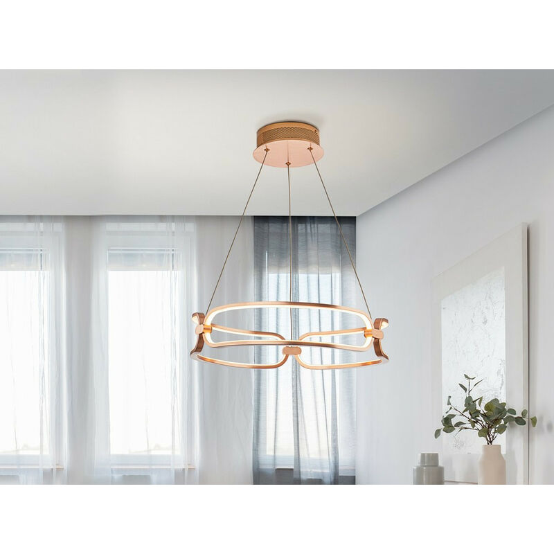 Schuller Lighting - Schuller Colette Small Modern Stylish Dimmable LED Designer Pendant Light Chrome with Remote Control