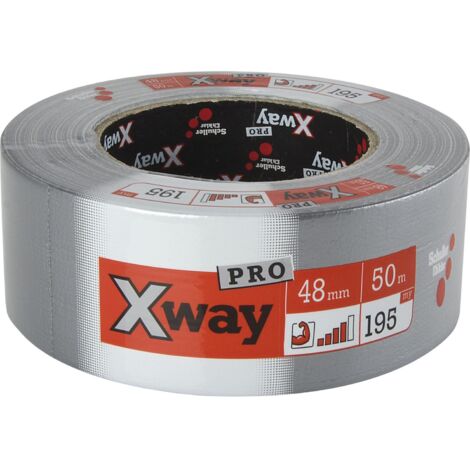 Schuller Eh'klar X-Way PRO Gewebeband, Profi 48mm x 50m silber