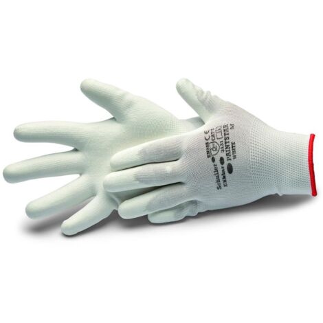 Schuller, Feinstrickhandschuhe, Paintstar, weiss