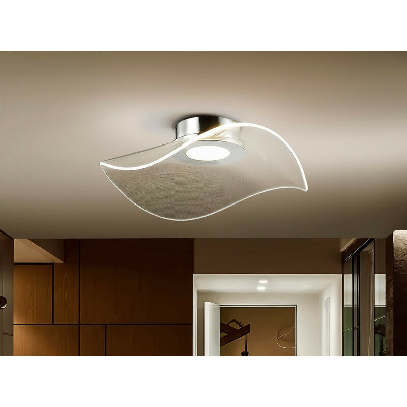 Schuller Vento Moderne Designer LED Deckenleuchte, 1180lm, 3000K
