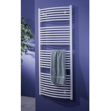 Schulte Badheizkörper Europa 1135 x 60 cm weiß 609 Watt Anschluss seitlich Heizkörper