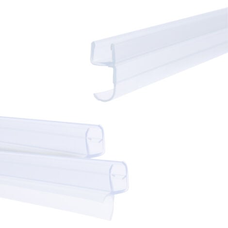 Schulte Dichtungsset für 2-teilige Badewannenfaltwand Komfort, Originale Schulte Ersatzteile, Enthalten: Dichtung vertikal und Dichtung horizontal, Farbe: Transparent