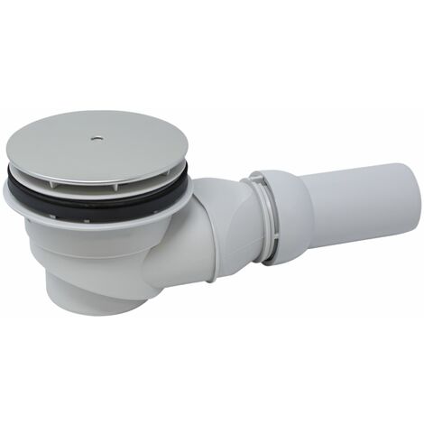 Schulte Duschwannenzubehör Ablauf für extra flache Duschwanne, Durchmesser 90 mm, waagerecht