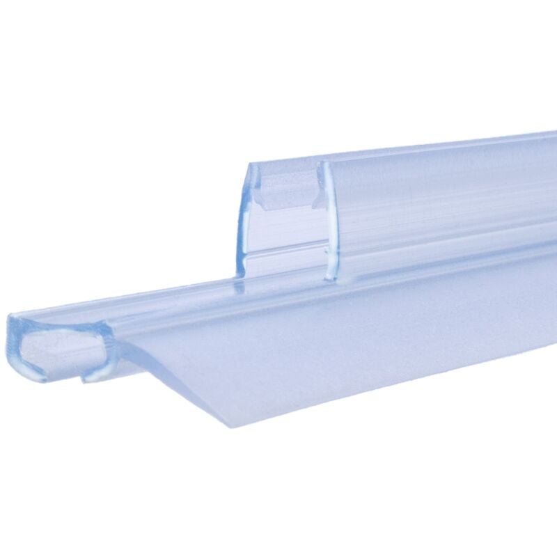 Joint d'étanchéité de douche translucide, bas de porte de douche, universel, 1000 mm recoupable, pour paroi de 5 mm - Schulte