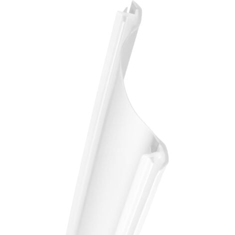 Schulte joint d'étanchéité vertical, blanc, pour pare-baignoire, universel, 1600 mm recoupable, pour paroi de 3 mm