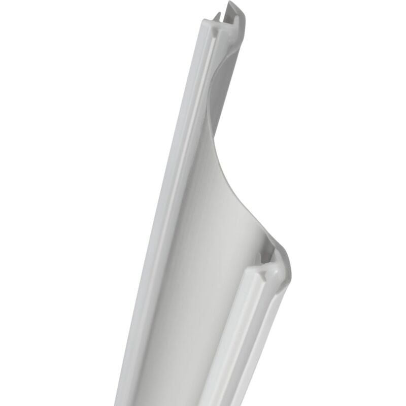 Joint d'étanchéité vertical, gris, pour pare-baignoire, universel, 1600 mm recoupable, pour paroi de 3 mm - Schulte