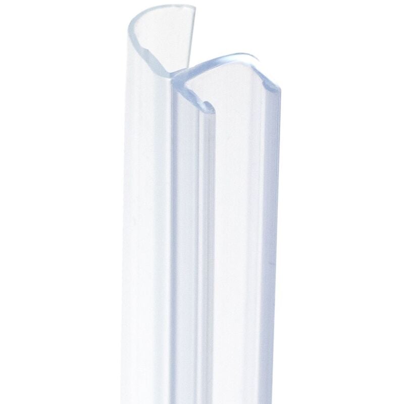 Schulte - joint d'étanchéité vertical translucide, pour pare-baignoire, universel, 1600 mm recoupable, pour porte de 5 mm