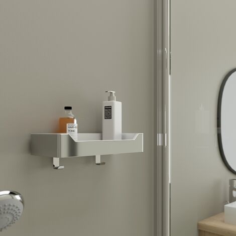 Keuco Accessori da bagno - Mensola per doccia, lunghezza 320 mm, nero opaco  24951370000