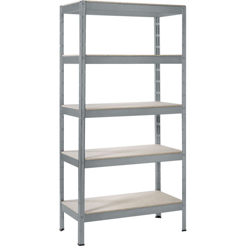Schulte Regalwelt - SCHULTE Regalwelt Rayonnage Charges lourdes Emb Granit métallique 180x90x45 cm capacité de charge 875 kg 5 étagères en bois,