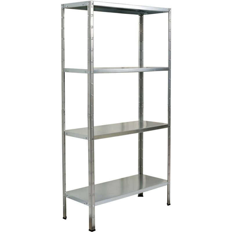 Schulte Regalwelt - SCHULTE Regalwelt Rayonnage emboîtable avec 4 tablettes PowerMAX, charge utile 65 kg, 180x80x40 cm (HxLxP), galvanisé, rayonnage