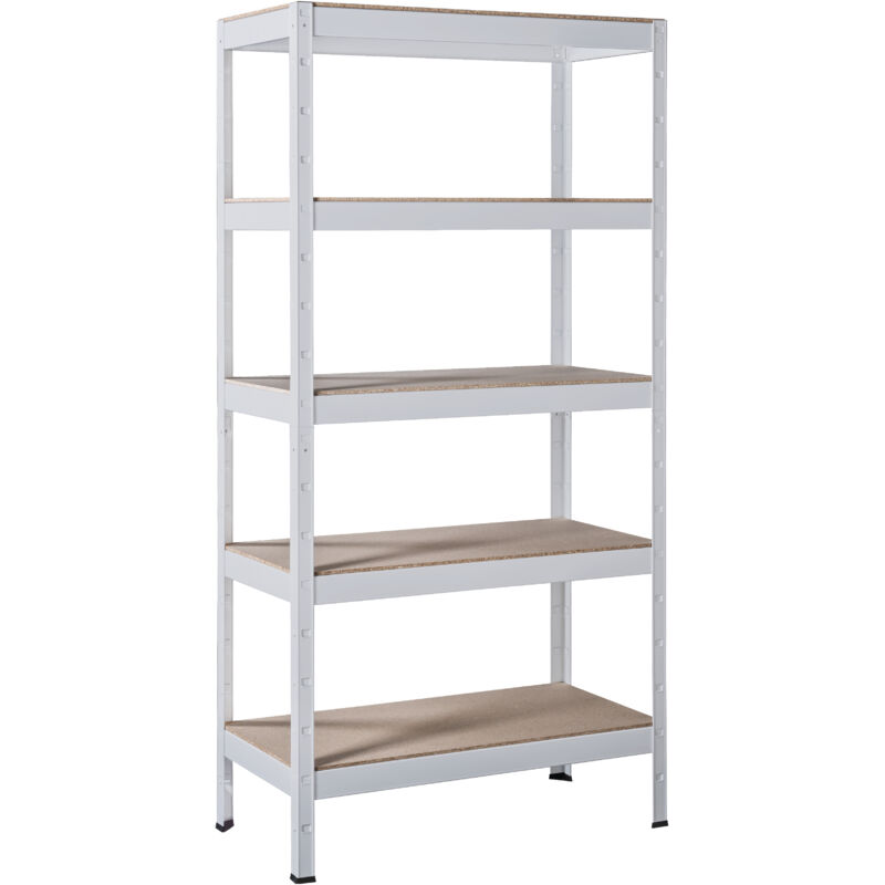 Schulte Regalwelt - SCHULTE Regalwelt Rayonnage pour charges lourdes avec 5 étagères en bois, capacité de charge par niveau 200 kg, 180x90x45 cm