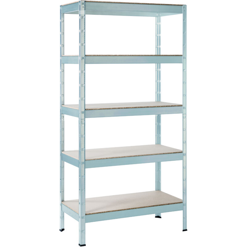 Schulte Regalwelt - SCHULTE Regalwelt Rayonnage pour charges lourdes avec 5 étagères en bois, capacité de charge par niveau env. 90 kg, 180x90x40 cm