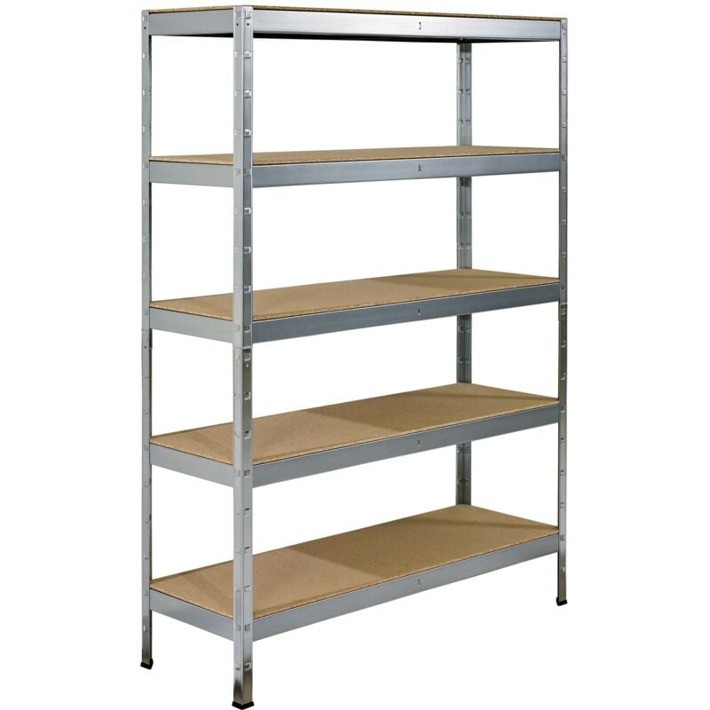 Schulte Regalwelt - SCHULTE Regalwelt Rayonnage pour charges lourdes xl avec 5 étagères en bois, capacité de charge par niveau 150 kg, 180x130x45 cm