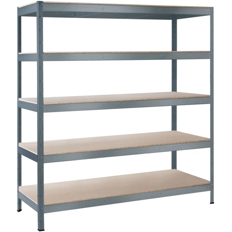 Schulte Regalwelt - SCHULTE Regalwelt Rayonnage pour charges lourdes xl avec 5 étagères en bois, capacité de charge par niveau 200 kg, 180x140x50 cm