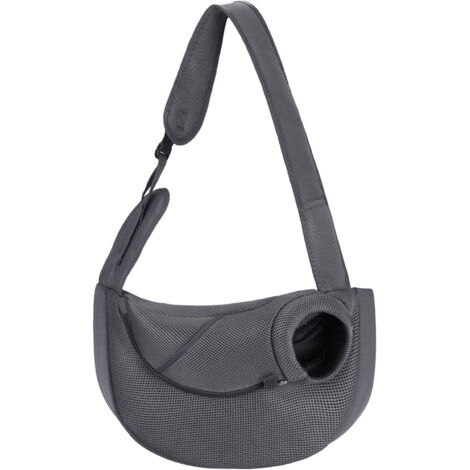 Schultertragetasche für Hunde und Kätzchen, ideal für kleine Hunde und Katzen. Diese atmungsaktive Netztasche bietet dank des verstellbaren Schultergurts optimale Bewegungsfreiheit. Perfekt.