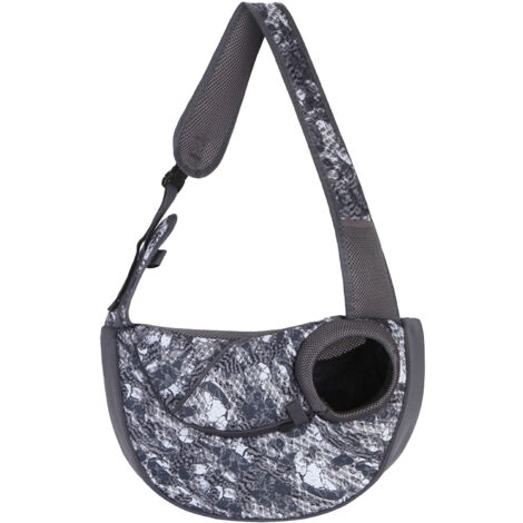 Schultertragetasche für Hunde und Kätzchen, ideal für kleine Hunde und Katzen. Diese atmungsaktive Netztasche bietet dank des verstellbaren Schultergurts optimale Bewegungsfreiheit. Perfekt.