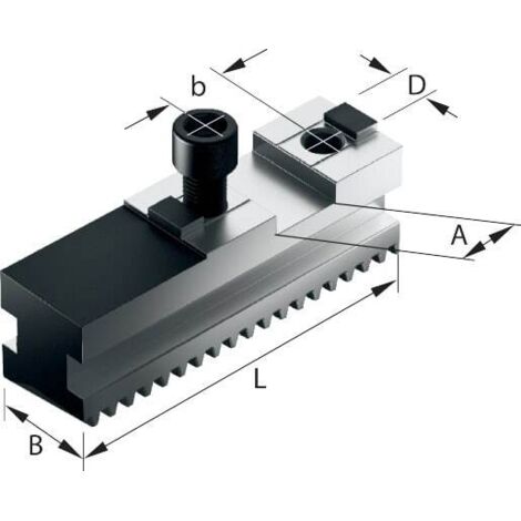 SCHUNK  - Set di 3 griffe base dentatura diritta