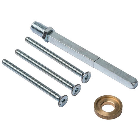 Schutzbeschlagbefestigung abgesetzter 8/10mm Vierkant M6 Schrauben Wechselstift 64-68mm