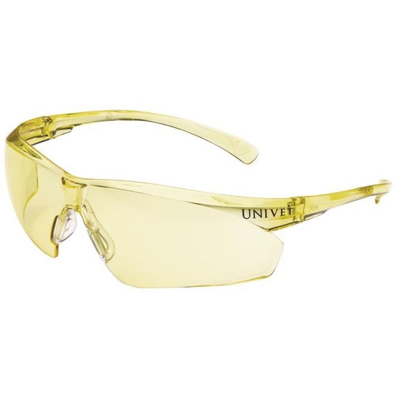 Image of Schutzbrille 505U en 166, en 170 Bügel gelb, Scheibe gelb Polycarbonat