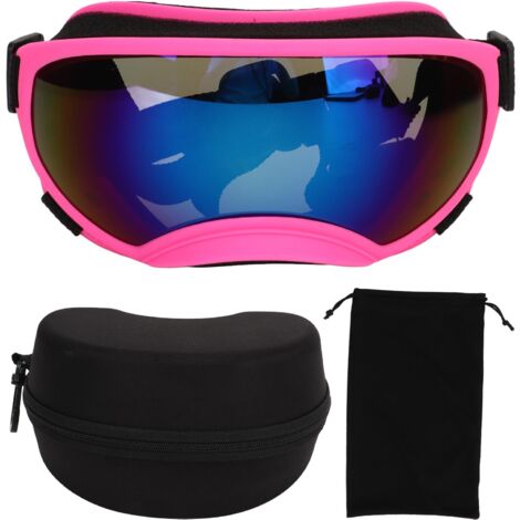 Schutzbrille für Hunde – Blaue Anti-UV-Gläser, verstellbar und atmungsaktiv für Outdoor-Aktivitäten