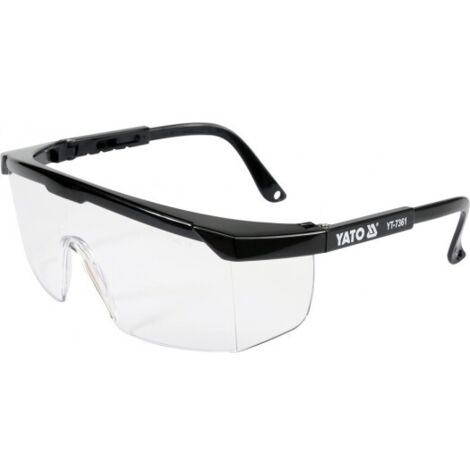 Schutzbrille klar mit Seitenschutz und UV-Filter