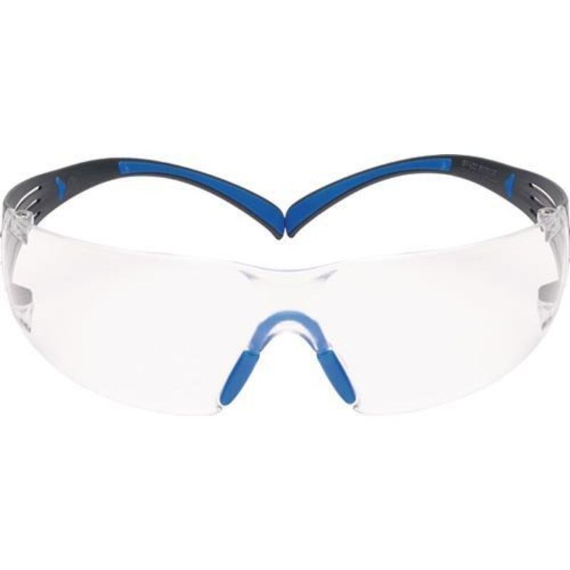 3M Schutzbrille SecureFit™ F400 EN 166 Bügel graublau,Scheibe klar PC 3M