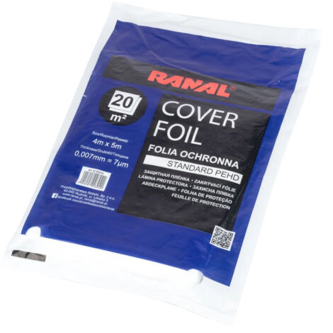 Schutzfolie zum Malen und Lackieren 4x5m RANAL