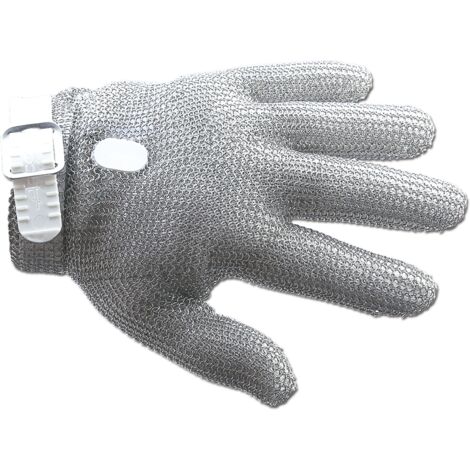 Schutzhandschuhe Arcos 615200 Edelstahl 24 cm Größe 2-S weißes Band im Karton