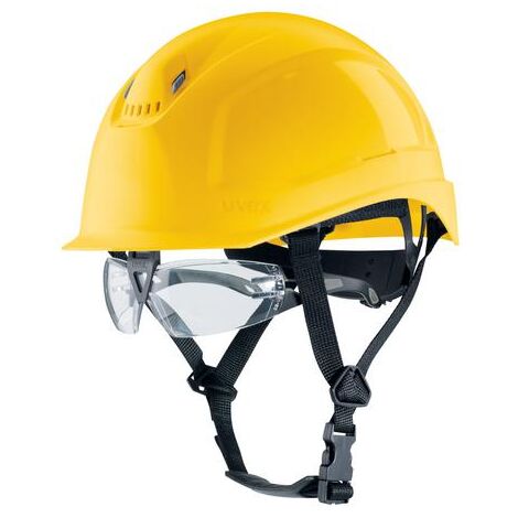Schutzhelm uvex pheos S-KR 9772160 gelb mit Lüftungen
