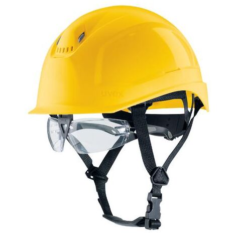 Schutzhelm uvex pheos S-KR IES 9772144 gelb mit Lüftungen