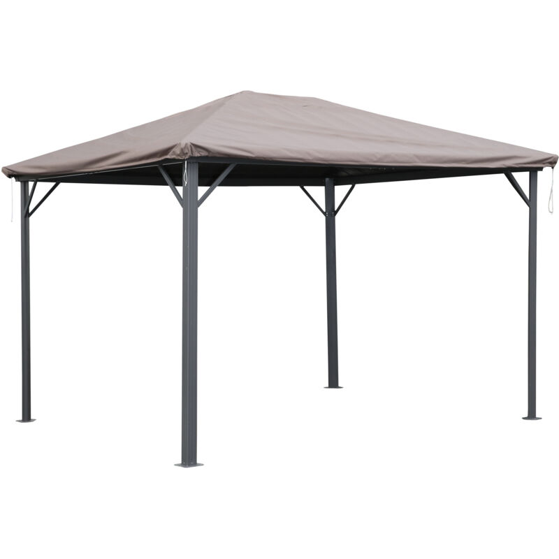 Schutzhülle Wasserdicht 3x3,6m für Stoff und Hardtop Pavillon Ersatzdach Abdeckung