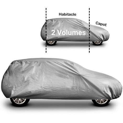 Schutzhülle für Auto WERKA PRO - Wasserdicht und wetterfest  Größe M: 432x165x119 cm