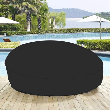 [Schutzhülle für Gartensofas] [Abdeckung] [Modell T600] [Oxford-Gewebe, UV-beständig, wasserdicht] Maße: 228 x 83 cm, mit Kordelzug und elastischem Saum – Lieferumfang: 1 Schutzhülle