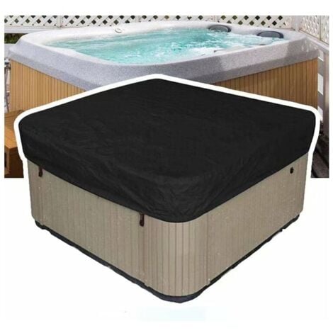 Schutzhülle für Schwimmbad, Spa, Badewanne, staubdichte Gartenabdeckung, Möbelabdeckung, 218 x 218 x 30 cm
