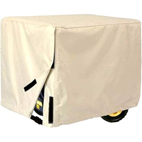 Schutzhülle für Stromgenerator, staub- und wasserdicht, für den Außenbereich (Beige)