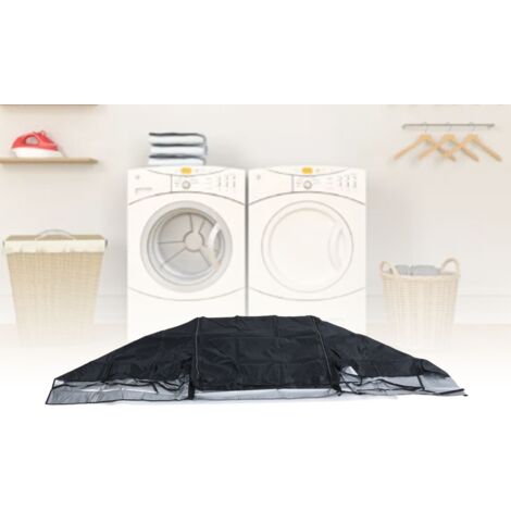 Schutzhülle für Waschmaschinen und Trockner, Polyester, staubdicht, feuchtigkeitsbeständig, UV-Schutz, für Frontlader, Maße 74 x 71 x 102 cm, für Zuhause, Wohnung und Hotel