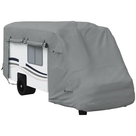 Schutzhülle für Wohnmobil Grau 610x235x275 cm Vliesstoff vidaXL