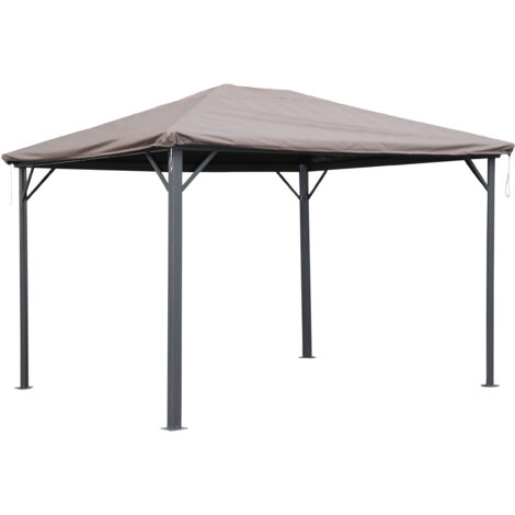 Schutzhülle Wasserdicht 3x3,6m für Stoff und Hardtop Pavillon Ersatzdach Abdeckung