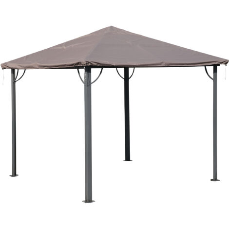 Schutzhülle Wasserdicht 3x3m für Stoff und Hardtop Pavillon Ersatzdach Abdeckung