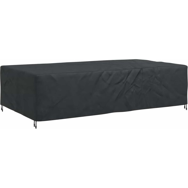 Möbelbezug Uni Schwarz 315 X 180 X 74 Cm 600d Vidaxl