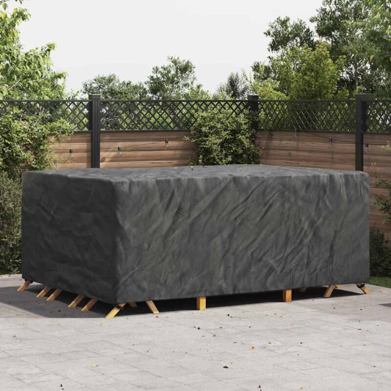 Gartenmöbelabdeckung Schwarz 280 X 204 X 106 Cm 210d Vidaxl