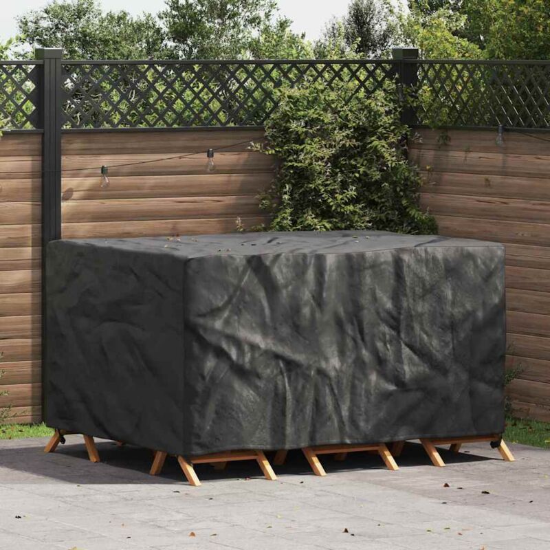 Gartenmöbelabdeckung Schwarz 180 X 120 X 74 Cm 420d Vidaxl
