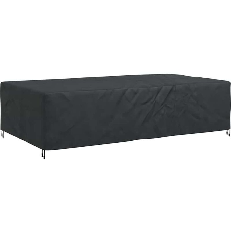 Gartenmöbelabdeckung Schwarz 315 X 180 X 74 Cm 210d Vidaxl