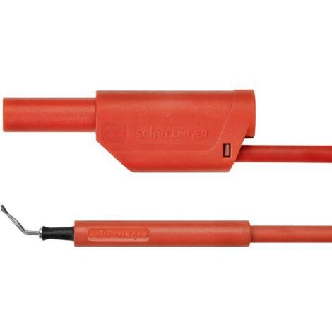 Schutzinger AL 8321 cavo adattatore maschio 4 mm rosso